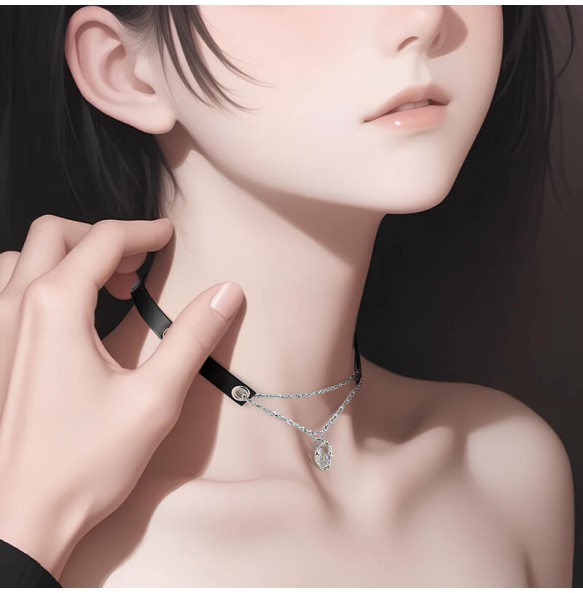 MizzZee - Pleasure Bondage Collar Restraint Set SM (Type E)
